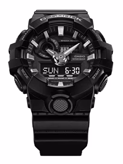 Casio G-Shock GA-700-1A — вид сбоку