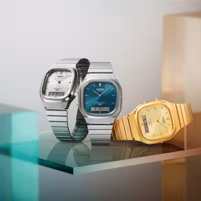 Casio AQ-240EG-9A на запястье 3