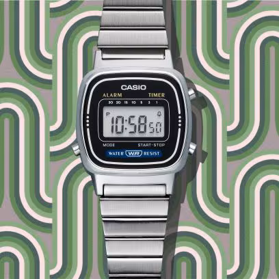 Casio LA670WA-1S — вид сбоку
