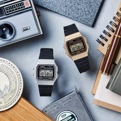 Casio F-91WM-9A вид сбоку