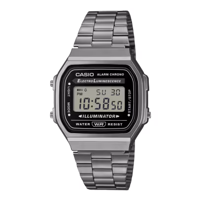 Casio A168WGG-1A — вид спереди