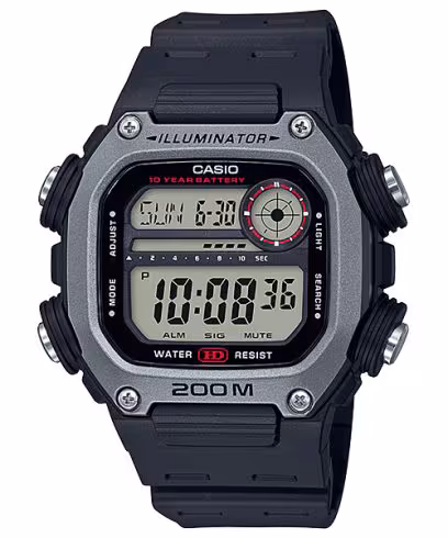 Casio DW-291H-1A — вид спереди