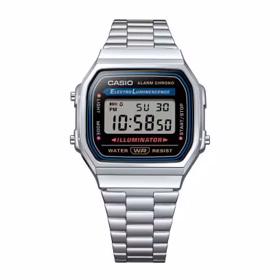 Casio A-168WA-1 вид спереди