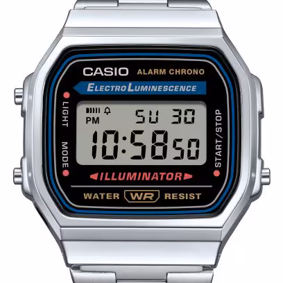 Casio A-168WA-1 вид сбоку