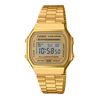 Casio A-168WG-9 вид спереди