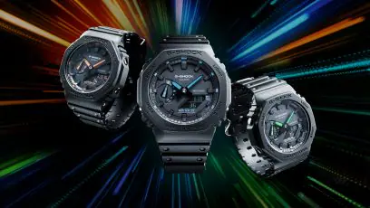 Casio G-Shock GA-2100-1A2 — широкий ракурс