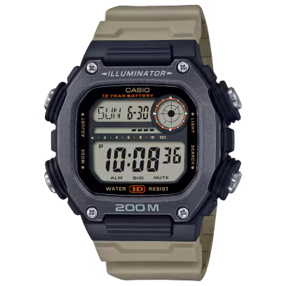 Casio DW-291HX-5A вид спереди