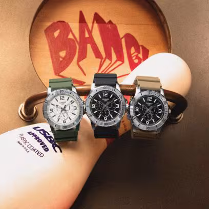 Casio MTP-VD300-1B — вид сбоку