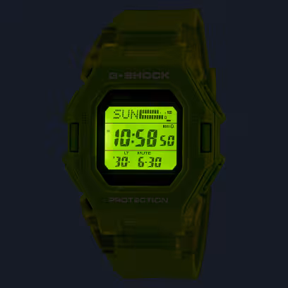 G-Shock GD-B500S-3 подсветка дисплея