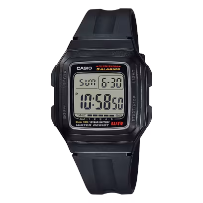 Casio Collection F-201WA-1A — вид спереди